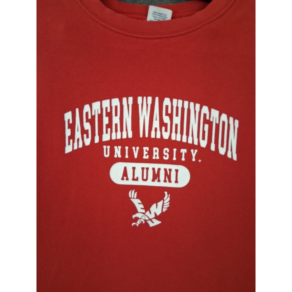 Eastern Washington University Sweatshirt Adult S Red Alumni Eagles‎ EWU College